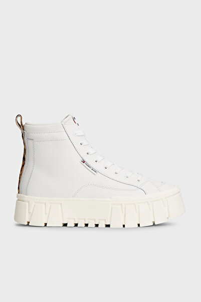 Tommy Jeans Kalın Tabanlı Leopar Detaylı Sneaker Ayakkabı AYAKKABI EN0EN02858 YBL
