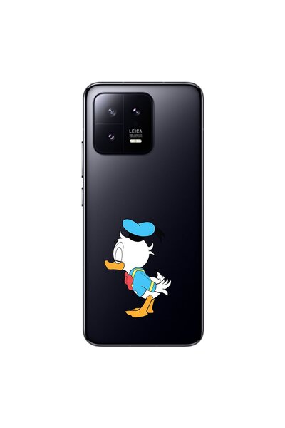 Dali Design حافظة شفافة متوافقة مع هاتف Xiaomi Mi 13 بتصميم Couple Duck 2