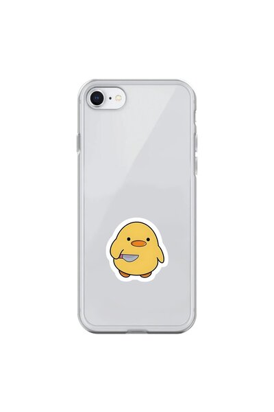 Dali Design حافظة شفافة متوافقة مع هاتف iPhone 6S بتصميم Couple Chick 1