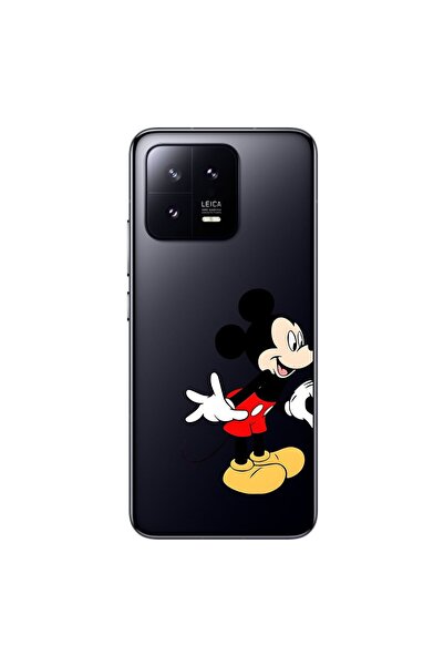Dali Design حافظة شفافة متوافقة مع هاتف Xiaomi Mi 13 بتصميم Couple Mickey 1