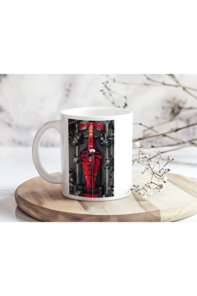 Beramussa كوب بتصميم فريق فيراري بيتس ستوب - هدية تذكارية تعكس إثارة لحظة السباق