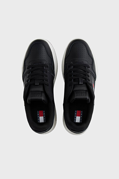 Tommy Jeans Deri Bağcıklı Sneaker Ayakkabı AYAKKABI EN0EN02860 BDS