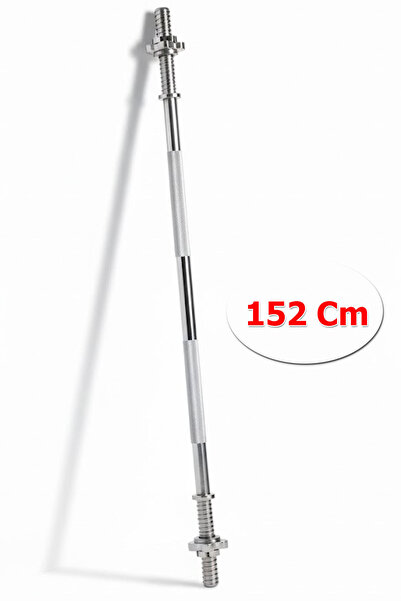 Delta 152 Cm Krom Halter Barı | Plaka İçin Bar , İçi Dolu Uzun Ağırlık Barı |...