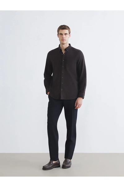 LC Waikiki Стандартна мъжка риза с дълъг ръкав Lumberjack