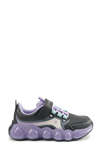lumberjack Grape 5Pr Black Girls' Sneaker