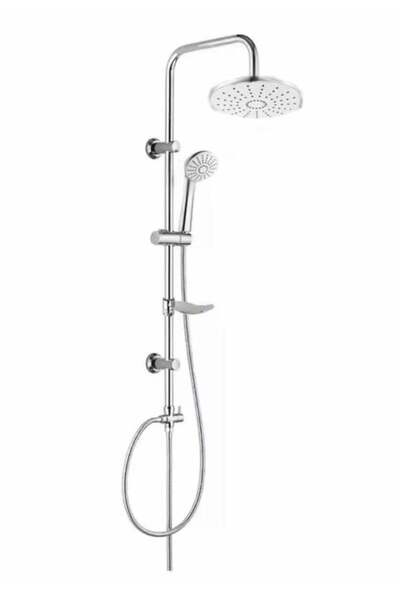 Generic نظام دش مطري ثلاثي الوظائف مكشوف مع دش يدوي - تشطيب كروم