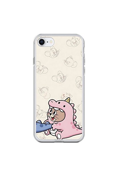 Dali Design حافظة شفافة متوافقة مع هاتف iPhone 6 Plus بتصميم Couple Mouse 2