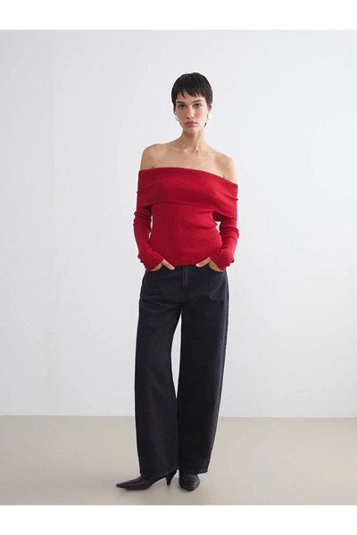 LC Waikiki Boat Neck Women's Knitwear Sweater