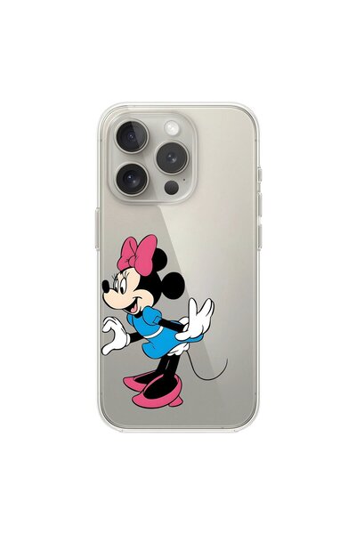 Dali Design حافظة شفافة متوافقة مع هاتف iPhone 13 Pro Max بتصميم Couple Minnie 2