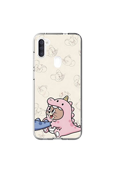 Dali Design حافظة شفافة متوافقة مع هاتف سامسونج جالاكسي A11 بتصميم Couple Mou...