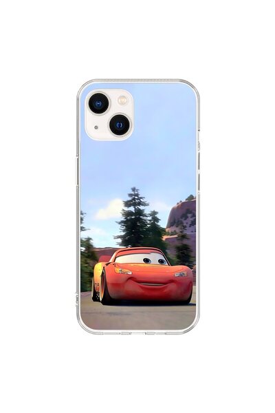 Dali Design حافظة شفافة متوافقة مع هاتف iPhone 14 Plus بتصميم Couple MCQ 1