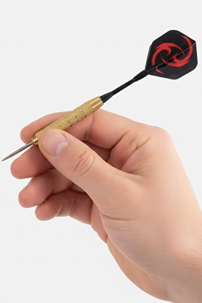 Delta Professional 6-Piece Dart Arrow Set 24 Gram Dart Arrow |   6 Pieces Gold Body Steel Tip High Precision