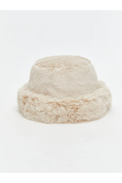 LC Waikiki Furry Women's Bucket Hat