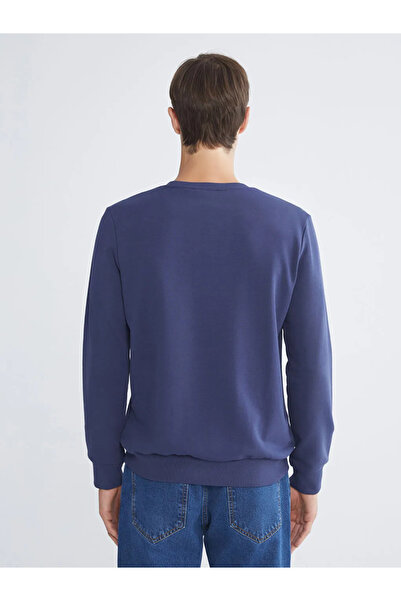 LC Waikiki طاقم الرقبة المطبوعة الرجال البلوز سميكة