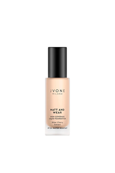 Jvone Milano Full Coverage Foundation with SPF 25, Matt and Wear 20 ml - NW25
