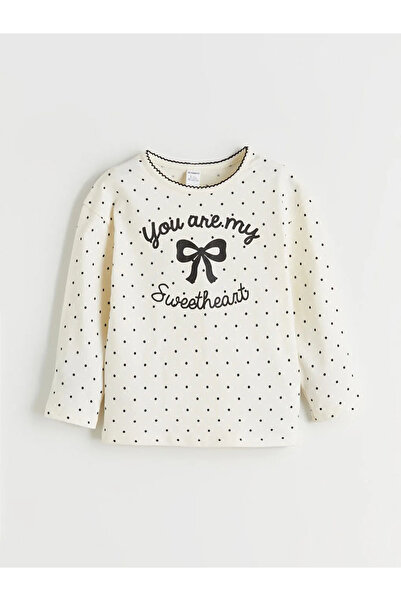 LC Waikiki Ribbon Printed Girls' T-Shirt 2-Pack