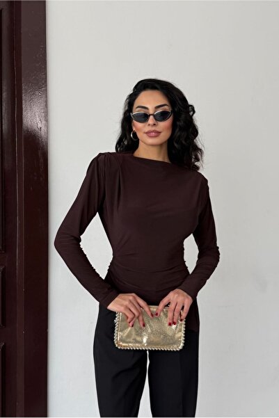 Emel Yıldız Padded Asymmetrical Blouse