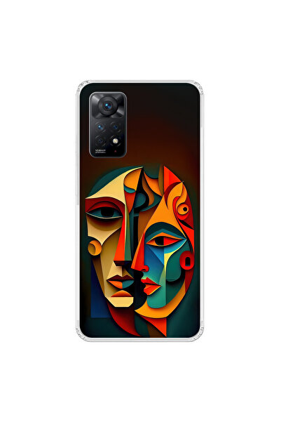 Dali Design حافظة شفافة متوافقة مع هاتف Xiaomi Redmi Note 11 Pro تحتوي على 6 ...