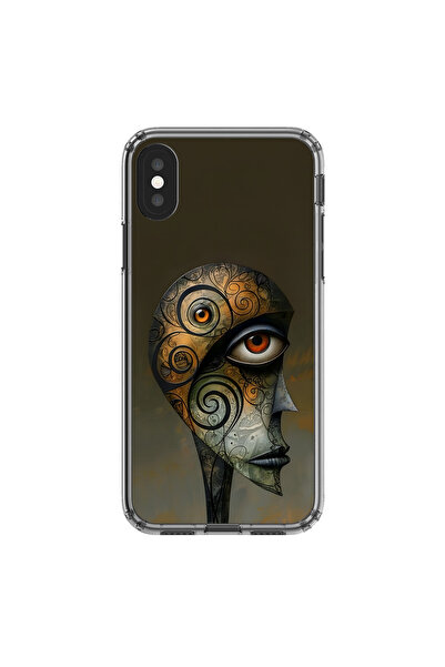 Dali Design iPhone XS Compatible Transparent Case Table 2 Designs