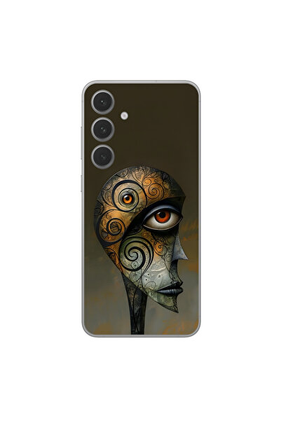 Dali Design حافظة شفافة متوافقة مع هاتف سامسونج جالاكسي S24 بتصميم الجدول 2