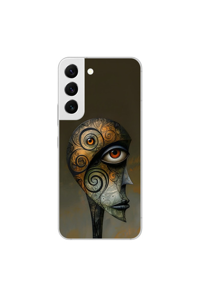 Dali Design حافظة شفافة متوافقة مع هاتف سامسونج جالاكسي S22 بتصميم الجدول 2