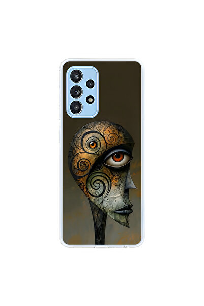 Dali Design حافظة شفافة متوافقة مع هاتف سامسونج جالاكسي A52 بتصميم الجدول 2