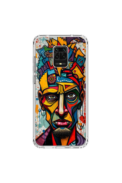 Dali Design Xiaomi Redmi Note 9 Pro Compatible Transparent Case Table 1 Design