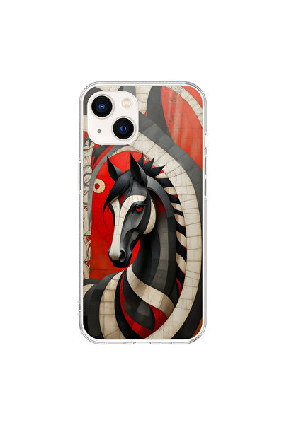 Dali Design حافظة شفافة متوافقة مع هاتف iPhone 13 Mini تحتوي على 5 تصميمات