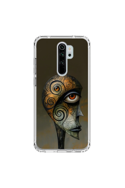 Dali Design حافظة شفافة متوافقة مع هاتف Xiaomi Redmi Note 8 Pro بتصميم الجدول 2