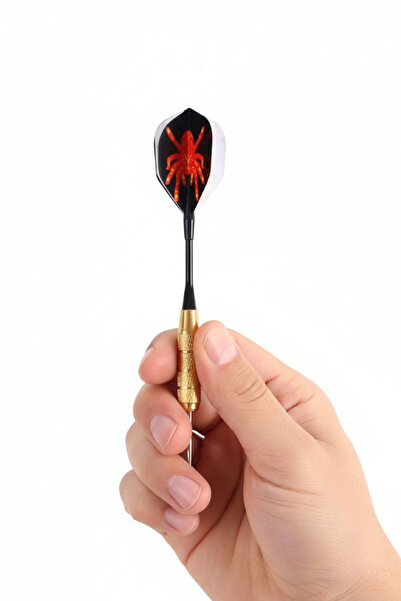 Delta Professional 6-Piece Dart Arrow Set 20 Gram Dart Arrow |   6 Pieces Gold Body Steel Tip High Precision