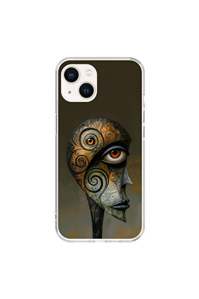 Dali Design حافظة شفافة متوافقة مع هاتف iPhone 14 Plus بتصميم الجدول 2