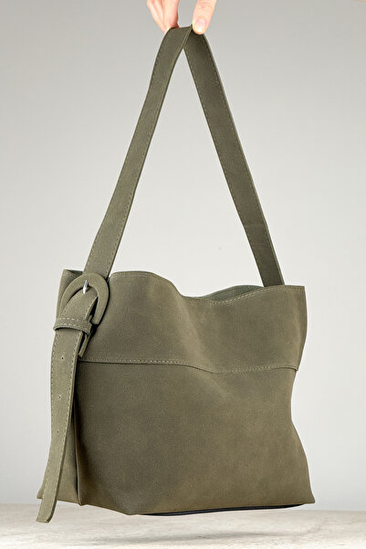 Coo Large Volume, Stylish, and Suitable for Everyday Use Suede Shopper Bag