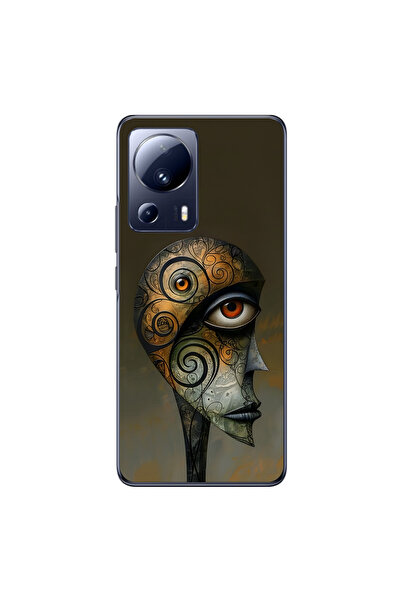 Dali Design حافظة شفافة متوافقة مع هاتف Xiaomi Mi 13 بتصميم الجدول 2