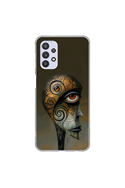 Dali Design حافظة شفافة متوافقة مع هاتف سامسونج جالاكسي A32 بتصميم الجدول 2