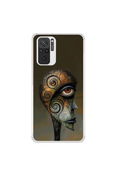 Dali Design حافظة شفافة متوافقة مع هاتف Xiaomi Redmi Note 10 بتصميم الجدول 2