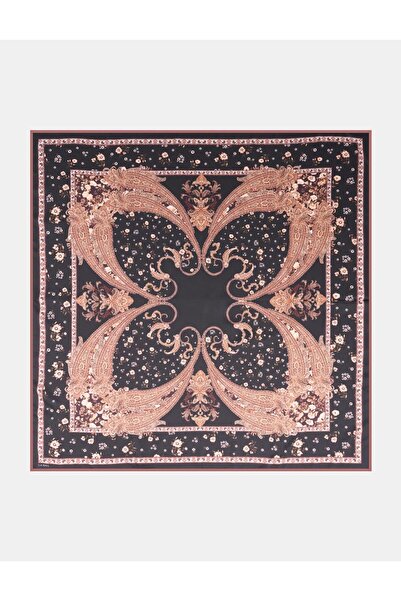 Kayra Φουλάρι με έθνικ σχέδιο μαύρο