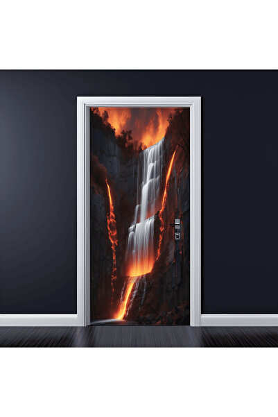 Avex Folie cu imprimeu color pentru decorarea ușilor, dimensiune 200 x 90cm, ...