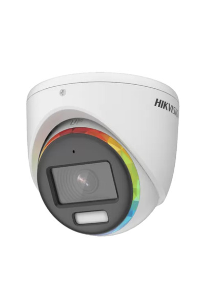 Hikvision ColorVU - Cameră AnalogHD 2MP, obiectiv 2.8mm, lumină 20m, audio - DS-2CE70DF8T-MFSLN-2.8mm