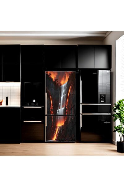 Avex Folie cu imprimeu color pentru decorarea frigiderului, dimensiune 200 x 90cm, model: AVX-FR19