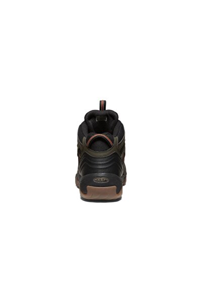 Keen 1028306 Headout Mid Wp Black Olive Orange Men's Outdoor Boots