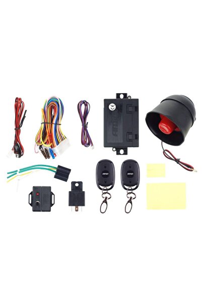 AMIO Sistem Alarma Auto Premium CA14 cu 2 telecomenzi