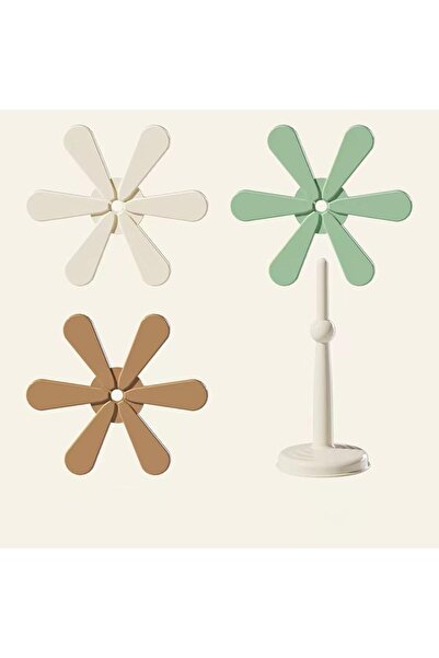 COOYA Wooden Tree Coaster, Tree Shape Trivet Set, Trivets for Hot Dishes, 3 Silica Gel Trivet+1 Stand