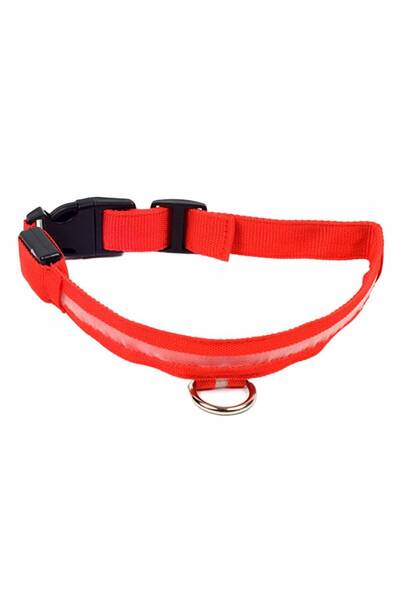 Avex Zgardă iluminată cu LED roșu, pentru câine sau pisică, AVX-AG232R