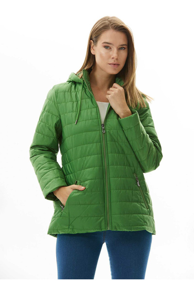 Selen Yeşil Kadın Mont 25KSL6169