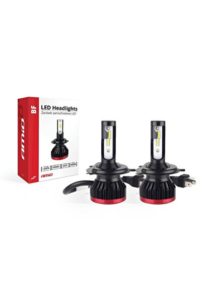 AMIO Becuri auto LED BF Series compatibil H4, destinat competitiilor auto sau...