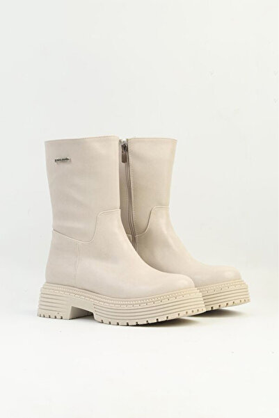 Pierre Cardin Kadın PC-52419 Bot - Krem