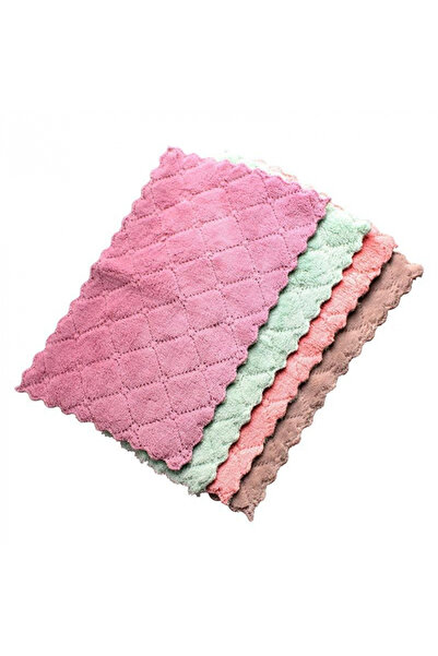 MaffStuff Set of 4 Double-Sided Microfiber Cloths 26x16 cm Multicolor 🌈