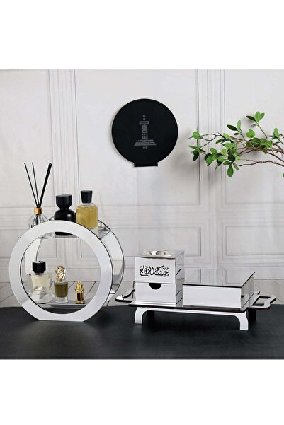 Story of candle مبخره من الاكريليك الفاخر بعبارة مبروك الزواج,استاند منظم للع...