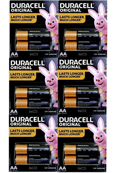 Duracell Original AA Alkaline Battery - Pack of 12