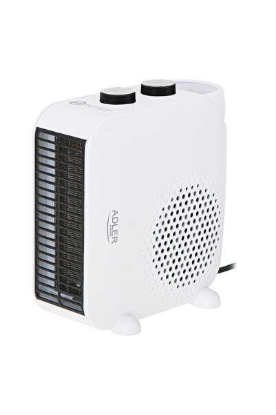 adler Aeroterma AD7748 2000W, 2 trepte caldura, ventilator, termostat, protectie supraincalzire, alb